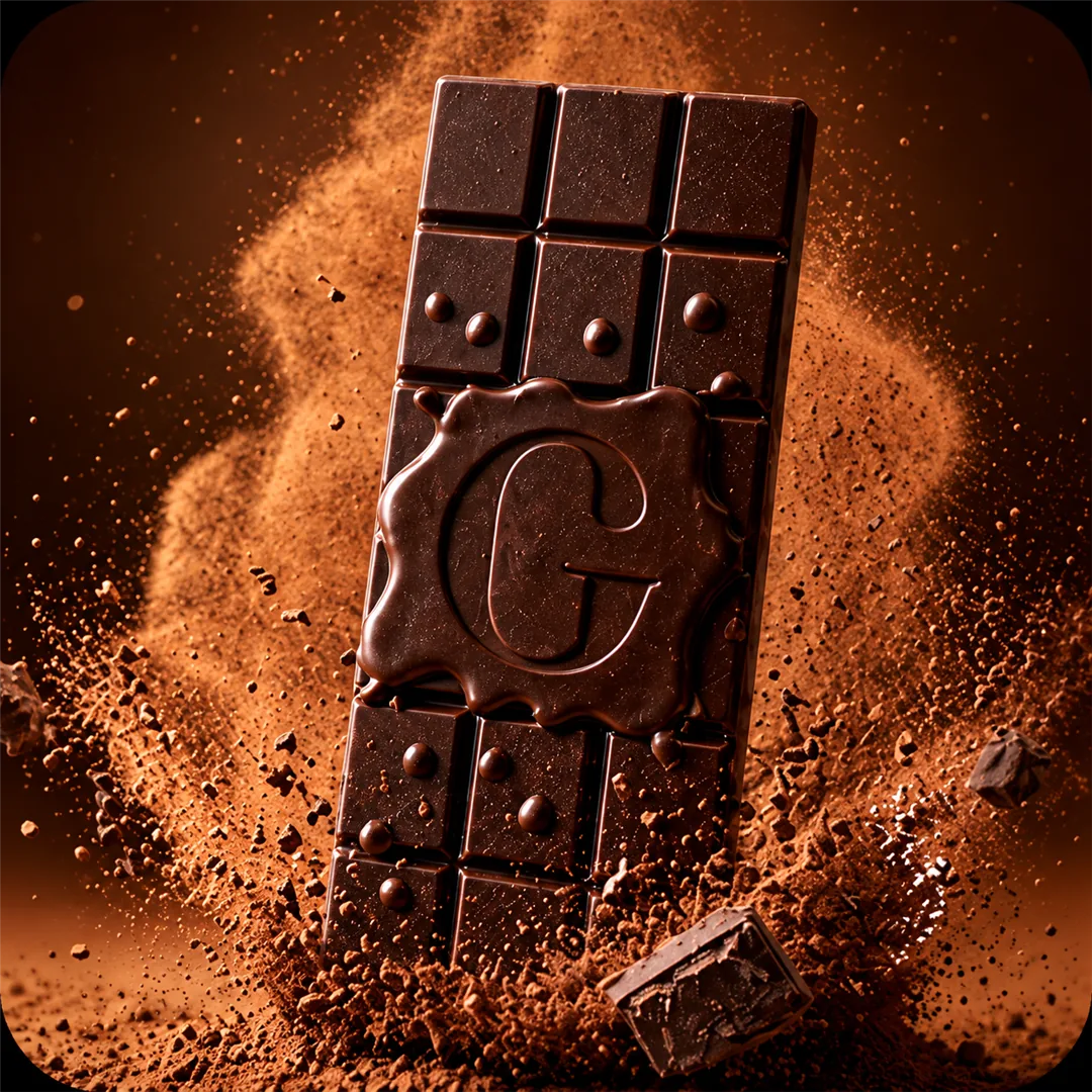 Barra de chocolate intenso GAaFeR